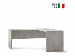 Outlet Escritorio de la esquina derecha oficina de estudio moderna Simply Extra DX - Gris Gris claro