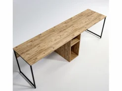 Concept-Usine Escritorio de madera con nichos KILI