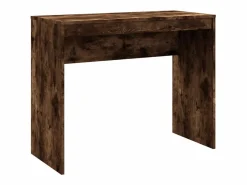 Discount Escritorio de madera contrachapada roble ahumado 90x40x72 cm Escritorio Tradicional