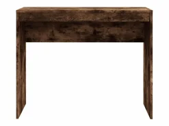 Discount Escritorio de madera contrachapada roble ahumado 90x40x72 cm Escritorio Tradicional