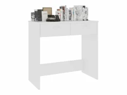 Clicnbuy Escritorio de madera contrachapada 80x40x75 cm