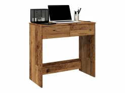 Hot Escritorio de madera ingeniería madera envejecida 80x40x75 cm Escritorio Tradicional