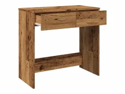 Hot Escritorio de madera ingeniería madera envejecida 80x40x75 cm Escritorio Tradicional