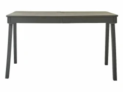 Hot BERAH GETAH Escritorio de madera mango maciza Negro