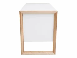 Sale Miliboo Escritorio diseño 3 cajones mate ARMEL Blanco