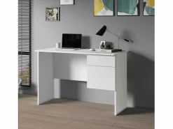 Hot Escritorio Easy con 1 puerta y 1 cajón mate 110x50x75 cm Escritorio Secreter