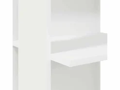 Hot Clicnbuy Escritorio Esquinero con Almacenamiento con estante Blanco