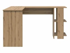 Clicnbuy Escritorio Esquinero con Almacenamiento Roble artisan