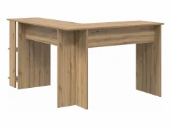 Clicnbuy Escritorio Esquinero con Almacenamiento Roble artisan