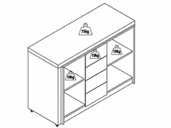 Best Escritorio extensible con tablero giratorio 360° en MDF lacado en - PAVELO Escritorio Rinconero|Escritorio Tradicional