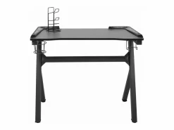 Clicnbuy Escritorio gaming LED con forma de Y 110x60x75cm