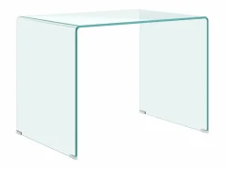 Online ITAMOBY Escritorio Glassy de cristal curvado 100x60x75 cm Transparente