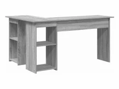 Outlet Clicnbuy Escritorio sonoma 142 x 102 x 73 cm Madera contrachapada Gris