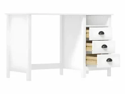 Escritorio Hill con 3 cajones madera de pino 120x50x74 cm Escritorio Tradicional