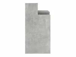 Online Escritorio LED madera contrachapada hormigón 97x45x90 cm Mesa Gaming