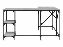 Clicnbuy Escritorio madera de ingeniería Sonoma 139x139x75 cm