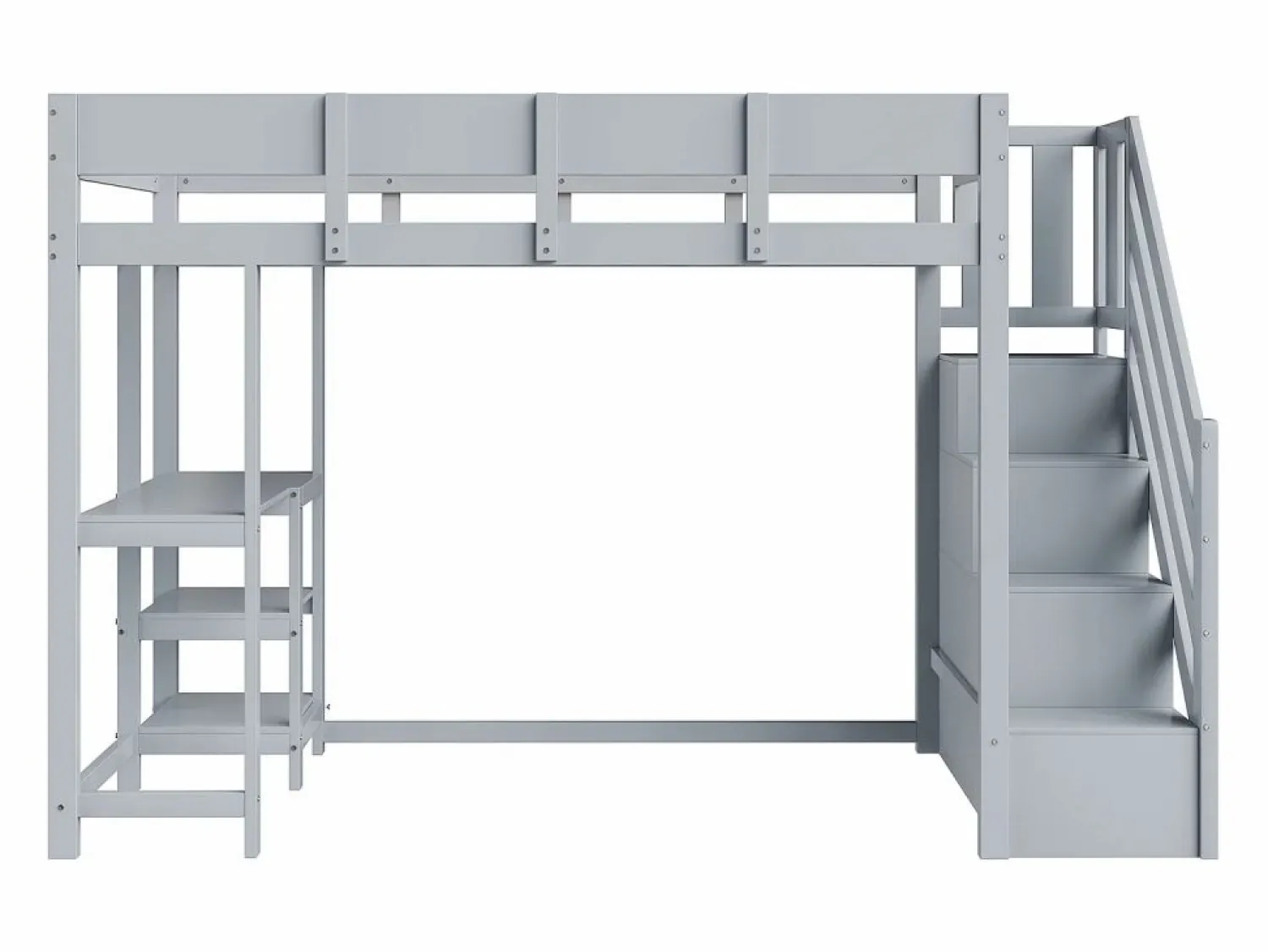 Escritorio Mid-Century, 2 cajones, MDF, nogal (100x35x80 cm)