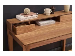 Online Escritorio moderno con almacenaje madera nogal SEKRET Escritorio Tradicional