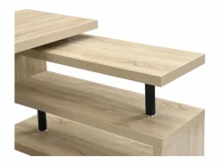Clearance Vente-unique Escritorio modular MDF color roble tablero 360° - NICEPHORE II Color natural claro