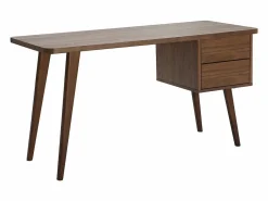 Best Escritorio nogal L140 cm FIFTIES Escritorio Tradicional