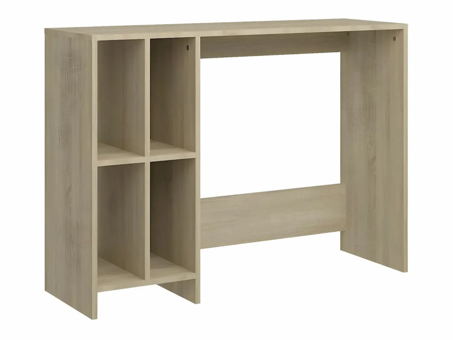 Clicnbuy Escritorio notebook contrachapado roble Sonoma 102,5x35x75 cm