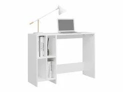 Outlet Clicnbuy Escritorio notebook madera contrachapada 102,5x35x75 cm Blanco