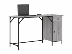 Best Escritorio ordenador madera ingeniería Sonoma 131x48x75 cm ES592213 Mesa De Ordenador