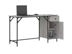 Best Escritorio ordenador madera ingeniería Sonoma 131x48x75 cm ES592213 Mesa De Ordenador