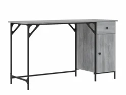 Clicnbuy Escritorio ordenador madera ingeniería Sonoma 131x48x75 cm