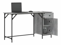 Clicnbuy Escritorio ordenador madera ingeniería Sonoma 131x48x75 cm
