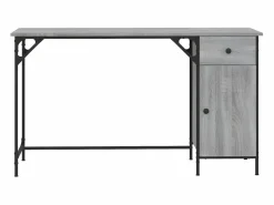 Clicnbuy Escritorio ordenador madera ingeniería Sonoma 131x48x75 cm