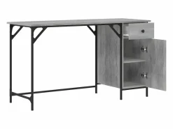 Clicnbuy Escritorio ordenador madera ingeniería Sonoma 131x48x75 cm