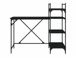 Sale Escritorio para ordenador con estantes 120x47x109 cm ES361302 Negro