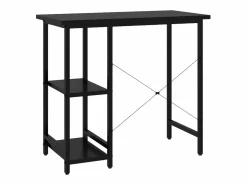 Clicnbuy Escritorio para ordenador de MDF y metal 80x40x72 cm