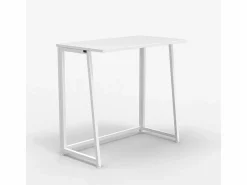 Online Escritorio plegable compacto 80x45x75 blanco para despacho Wolly B Multicolor