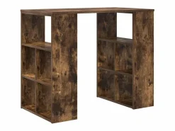 Clearance Clicnbuy Escritorio Roble ahumado 90 x 50 x 75 cm Madera contrachapada Marru00f3n