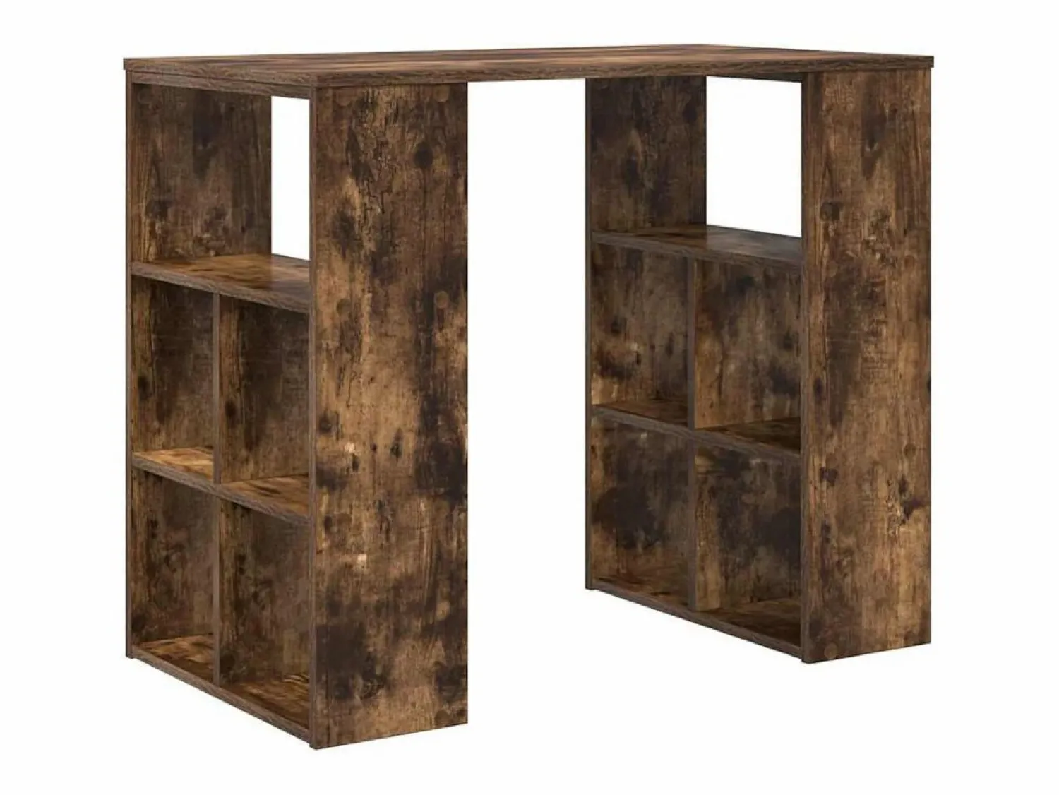 Clearance Clicnbuy Escritorio Roble ahumado 90 x 50 x 75 cm Madera contrachapada Marru00f3n