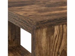 Clearance Clicnbuy Escritorio Roble ahumado 90 x 50 x 75 cm Madera contrachapada Marru00f3n