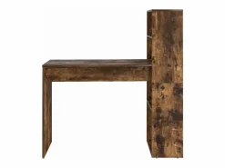 vidaxl Escritorio Roble ahumado 113 x 54 x 120 cm Madera de ingeniería