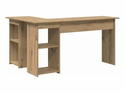 Clicnbuy Escritorio Roble artisan 142 x 102 x 73 cm Madera contrachapada