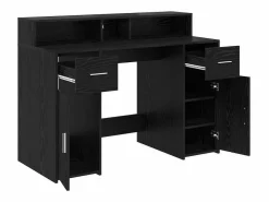 Sale vidaxl Escritorio Roble 120 x 55 x 91 cm Madera contrachapada Negro