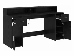 vidaxl Escritorio Roble 160 x 55 x 91 cm Madera contrachapada