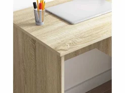 Online Escritorio Roble Sonoma 90 x 49 x 75 cm Madera de ingeniería Escritorio Secreter