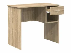 Online Escritorio Roble Sonoma 90 x 49 x 75 cm Madera de ingeniería Escritorio Secreter