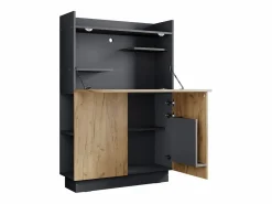 Hot Vicco Escritorio secretario antracita/roble dorado 85x28.6x128.5 alena Gris antracita