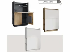 Hot Vicco Escritorio secretario antracita/roble dorado 85x28.6x128.5 alena Gris antracita