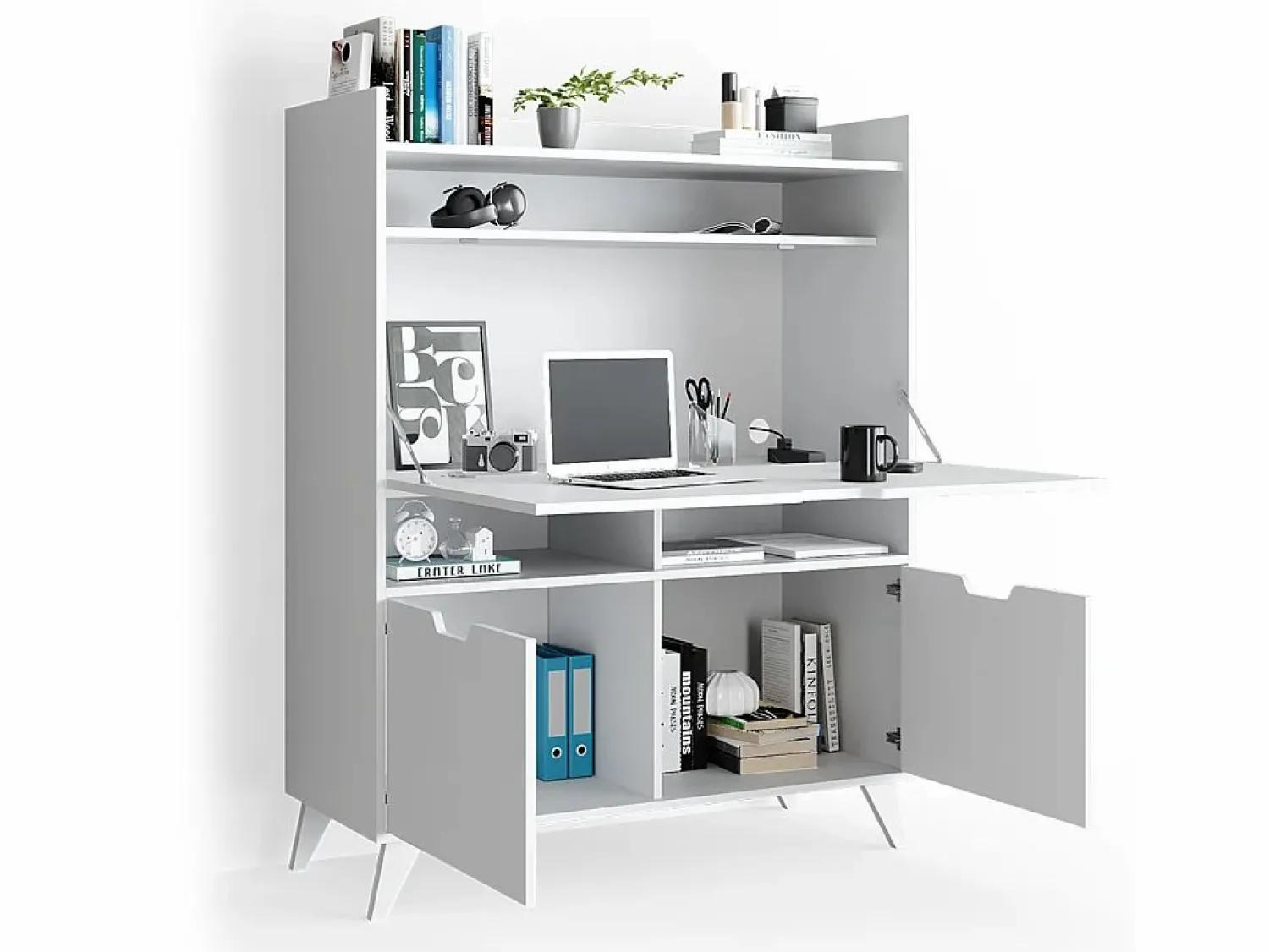 Escritorio secretario 110x45x140 berdi Escritorio Secreter