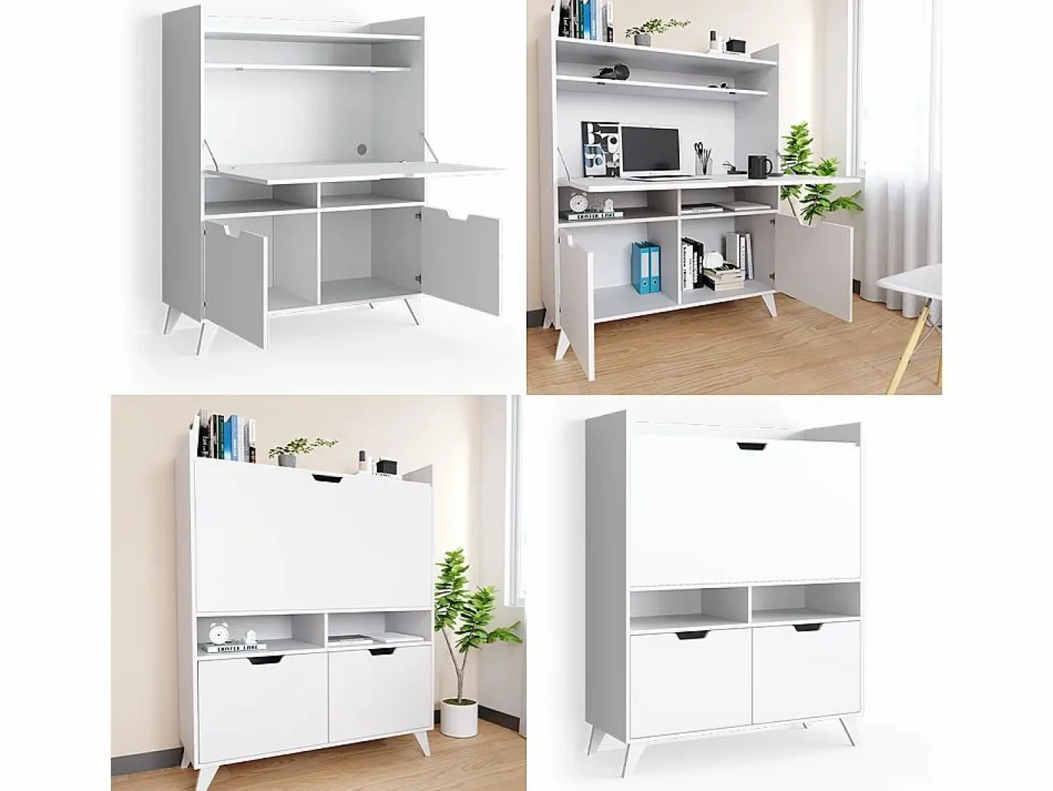 Escritorio secretario 110x45x140 berdi Escritorio Secreter