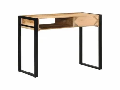Hot Escritorio 100x50x75 cm madera maciza mango Escritorio Tradicional