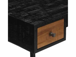 Escritorio 117x56,5x75 cm teca maciza recuperada